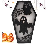 Lampada Da Scrivania Halloween - Luce Notturna , Decorazione Luce Notturna Fantasma | Luce Notturna Bara Decorativa, Accessorio Spaventoso Per Camera, Tavolo, Casa E Bar, Ambiente Orrico E