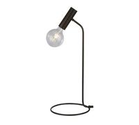 Lampada Da Scrivania Industrial-Nordico Dulwich Acciaio Nero 1 Luce E27