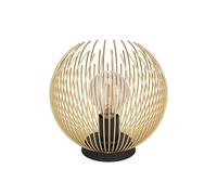 Lampada Da Scrivania Industrial Venezuela 1 Luce Acciaio Nero E Oro