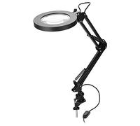 Lampada da Scrivania Ingrandente 5 Diottrie, LED Con Braccio Regolabile, d'Ingrandimento Con 2 Modalità Colore, 8W