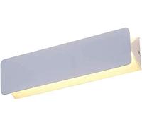 Lampada da scrivania Lampada da Comodino Lampada da Parete a LED Comodino Camera da Letto 12W Specchio Rettangolare in Alluminio Bianco Luce Regolabile a Risparmio energetico