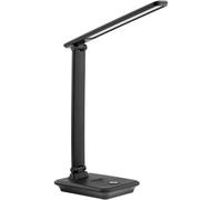 Lampada da scrivania lampada da tavolo dimmerabile LED 3 colori nera per studio