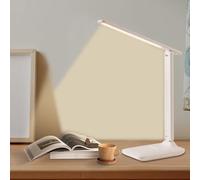Lampada da Scrivania,Lampada da Tavolo LED,Pieghevole 3 Colori Livelli di Illuminazione,USB Ricarica,Tocca Controllo,con Protezione Gli Occhi LED Luce Scrivania per Bambini Studio,Lavoro,Ufficio