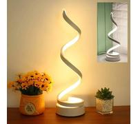 Lampada da scrivania led 13w spirale vortice luce tavolo design moderno nuovo