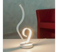 Lampada da Scrivania Luce da tavolo LED 10W Design Onde Abat Jour Lume Moderno [EEK: A]