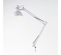 PERENZ LAMPADA DA TAVOLO SNODABILE CON MORSETTO 60W ATTACCO E27 COLORE BIANCO 40