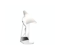 Lampada Da Scrivania Moderna Calle Polilux ® Trasparente E Metallo 1 Luce E14