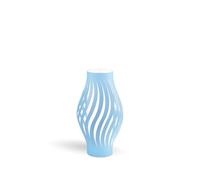Lampada Da Scrivania Moderna Helios Polilux ® Blu Pastello 1 Luce E14