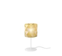 Lampada Da Scrivania Moderna Prisma Polilux ® New Gold E Metallo 1 Luce E27
