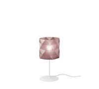 Lampada Da Scrivania Moderna Prisma Polilux ® Pink Metal E Metallo 1 Luce E27