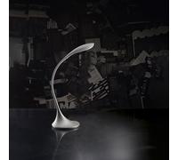 Lampada Da Scrivania Moderna Flessibile Puddy Grigio Led