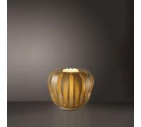 Lampada Da Scrivania Moderna Queen Polilux ® New Gold 1 Luce E27 D42Cm