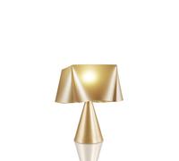 Lampada Da Scrivania Moderna Wanda Polilux ® New Gold 1 Luce E14