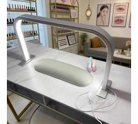 Lampada da scrivania per onicotecniche da 23,62 pollici, lampada da tavolo per manicure, temperatura colore 3000K-6000K, luminosità regolabile in continuo, luce LED per manicure(White)