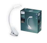 LAMPADA DA SCRIVANIA RICARICABILE CLIP 5W BIANCA MOD FORYS TAVOLO 4000K
