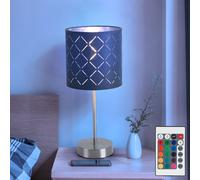 Lampada da Scrivania Tavolo Dimmerabile Telecomando Tessuto Pavimento RGB LED [EEK: F]