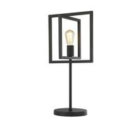 Lampada Da Scrivania-Ufficio Industrial-Nordico Plaza Acciaio Nero 1 Luce E27