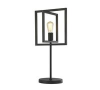 Lampada Da Scrivania-Ufficio Industrial-Nordico Plaza Acciaio Nero 1 Luce E27 [EEK: A++]