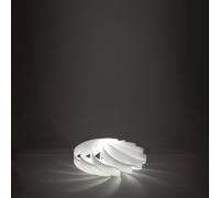 Lampada Da Scrivania-Ufficio Moderna Flat Polilux ® Bianco 1 Luce E27