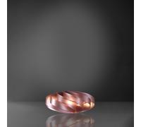 Lampada Da Scrivania-Ufficio Moderna Flat Polilux ® Pink Metal 1 Luce E27 D50Cm