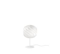 Lampada Da Scrivania-Ufficio Moderna Globe Polilux ® Bianco E Metallo 1 Luce E27
