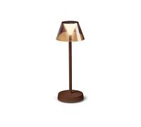 Lampada Da Scrivania-Ufficio Moderna Lolita Metallo Coffee Led 7W 3000K