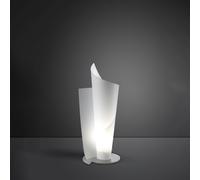 Lampada Da Scrivania-Ufficio Moderna Vela Polilux ® Bianco 1 Luce E27 H70Cm