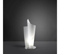 Lampada Da Scrivania-Ufficio Moderna Vela Polilux ® Bianco 1 Luce E27 H70Cm [EEK: A++]