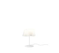 Lampada Da Scrivania-Ufficio Moderna Wanda Polilux ® Bianco E Metallo 1 Luce E14