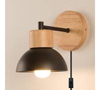 Lampada da scrivania Vintage, Applique Rustica, Impermeabile IP55, in Alluminio pressofuso e Vetro, Luce da Esterno retrò E27, casa di Campagna, Ingresso, Patio, Balcone,