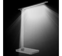 Lampada da Scrivano per Ufficio - Illuminazione Regolabile con Ricarica Wireless - Lampada Per Ufficio - Adatta ad Amici, Studenti, Adulti, Uomini, Donne, per la Casa e lo Studio in Ambiente Interno