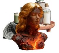 Lampada da scultura, 3D Incandescente Figura Vergine Artistica, Lampada da comodino a LED, per Corridoio Ufficio Hotel Soggiorno Camera da Letto Studio Comodino Posto Luogo