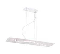 Lampada Da Soffito a LED SPECTRUM in Alluminio e policarbonato 95x25xh FILI 120 cm 18 W- 1525 Lumen , colore silver bianco