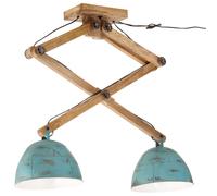 Lampada da Soffitto 25 W Blu Anticato 29x18x85 cm E27