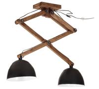 Lampada da Soffitto 25 W Nera 29x18x85 cm E27