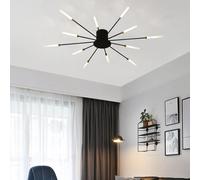 Lampada da soffitto a 12 teste, plafoniera moderna per fuochi d'artificio Apparecchio a LED Illuminazione da soffitto nordica semi-incasso, luce neturna
