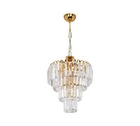 Lampada da soffitto a 3 luci Miranda MDL3831 vetro e oro