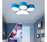 Lampada da soffitto a filo for cameretta dei bambini a forma di zampa di cane, lampada da soffitto a LED a forma di impronta di cane dei cartoni animati, lampadario in acrilico con illuminazione da so