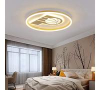 Lampada da soffitto a Forma di Basket in Oro dimmerabile, Lampada da soffitto a LED Integrata in Ferro per Bambini, Lampada da soffitto Decorativa Moderna per la Stanza dell'allattamento, ca