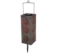 Lampada da soffitto a LED a sospensione a fiori fiori punzonatrice stand giardino cortile lampada da esterno rust Globo 33630R