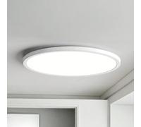Lampada Da Soffitto A LED Calda E Morbida, Lampade Da Incasso Antizanzare Facili Da Lavare, Lampada Da Soffitto Rotonda Bianca A Pannello Piatto E Basso Profilo(White light)