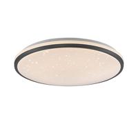 Lampada Da Soffitto A LED Cielo Stellato Ø 49,3 Cm Rotonda Nera Bianca 3000 K