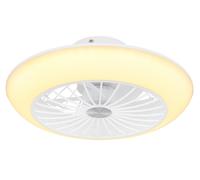Lampada Da Soffitto A LED Con Ventilatore Lafee Bianca 30 Cm 3000 K