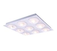 Lampada da soffitto a LED da 45 Watt con illuminazione quadrata, lampada a risparmio energetico