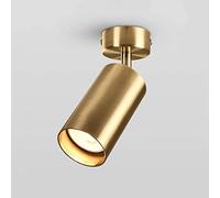 Lampada da soffitto a LED Girevole Faretto Rotondo in Ottone orientabile, Attacco GU10, apparecchio di Illuminazione da Incasso Lampada orientabile da Incasso, Lampadario da soffitto