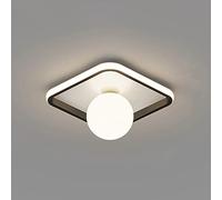 Lampada da Soffitto a Led in Acrilico Vicino Alle Luci,Da Dal Design Geometrico Moderno per Corridoio, Ingresso, Ufficio, Camera da Letto, Portico, Guardaroba,K-B/Buio/B