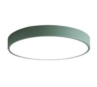 Lampada da soffitto a LED Industrial Simplicity - Lampada a Pannello Piatto Rotondo Ultrasottile per Cucina, Camera da Letto, Soggiorno, corridoio (Frassino, 11,8 Pollici) (Verde 19,7 pollic