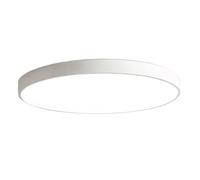 Lampada da soffitto a LED Industrial Simplicity - Lampada a Pannello Piatto Rotondo Ultrasottile per Cucina, Camera da Letto, Soggiorno, corridoio (Frassino, 11,8 Pollici) (Bianco 15,7 polli