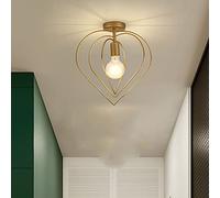 lampada da soffitto a LED, lampada da camera da letto, stile moderno, stile rustico, lampadario E27, portalampada per interni, soggiorno, camera da letto, sala da pranzo,decorazione