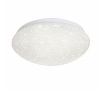Lampada da soffitto a LED lampada da soffitto lampada da soggiorno lampada da cucina, cielo stellato, metallo plastica, bianco, 12 watt 840 lumen bianco caldo, P x H 26 x 9,2 cm